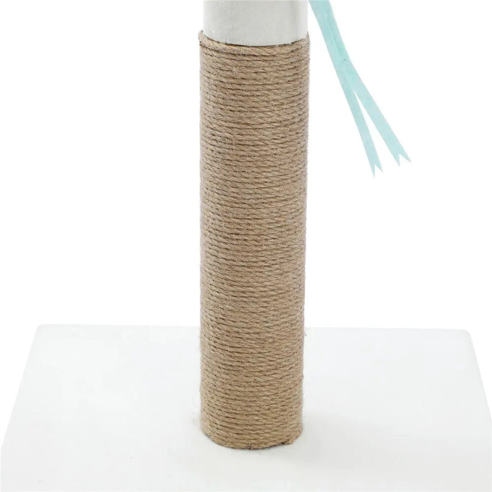 YES4PETS 89 cm Cat Kitten Single Scratching Post with Toy - Paws & Palettes