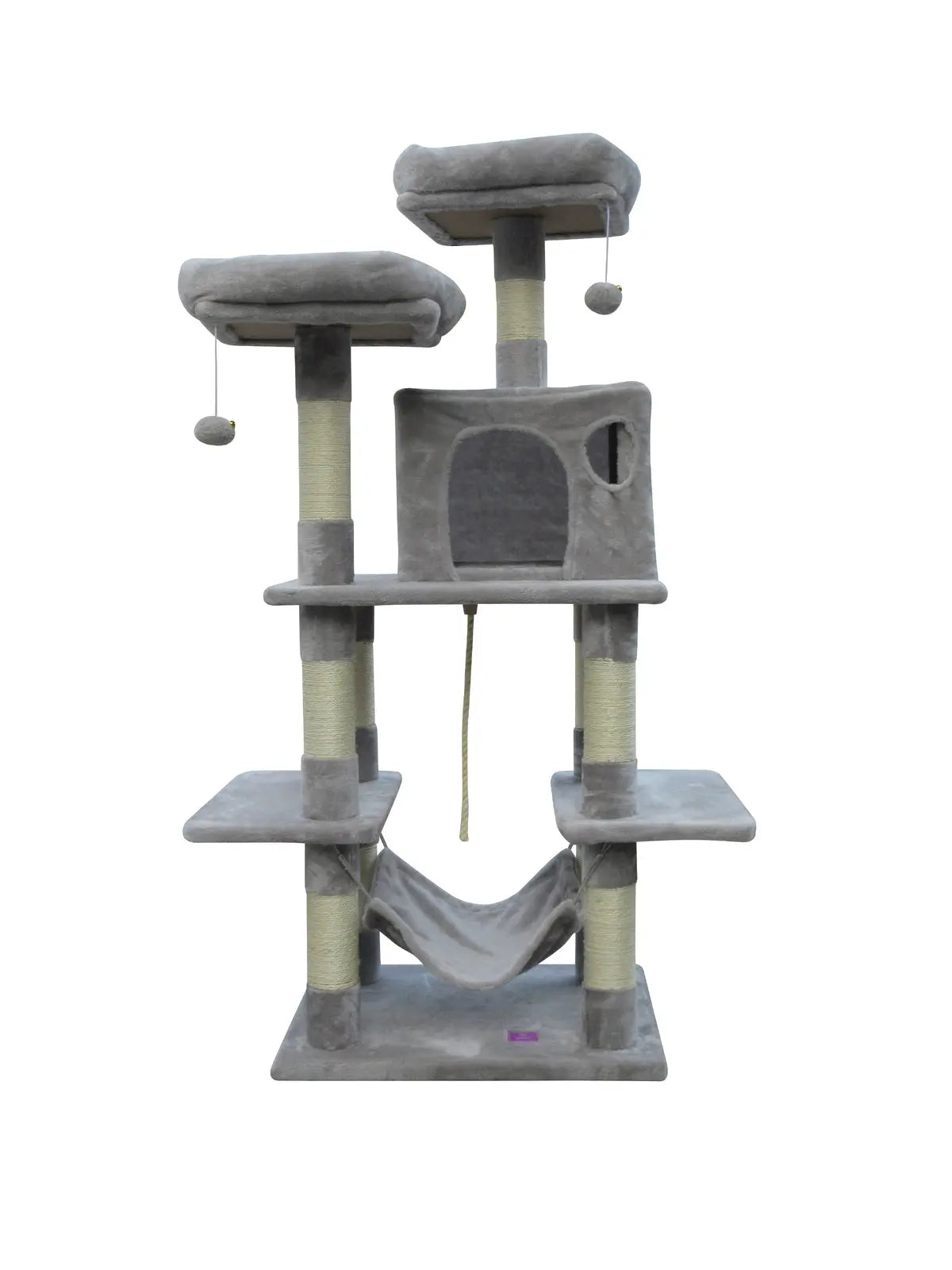 YES4PETS 145 cm Cat Scratching Post Tree Scratcher Pole-Little Grey - Paws & Palettes