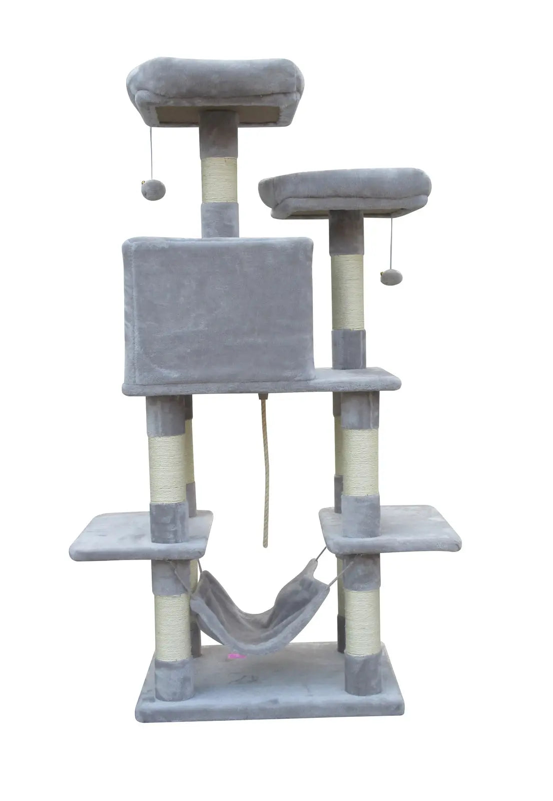 YES4PETS 145 cm Cat Scratching Post Tree Scratcher Pole-Little Grey - Paws & Palettes