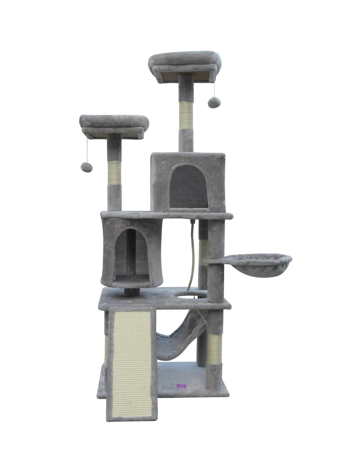 YES4PETS Large Cat Scratching Post Tree Scratcher Pole-Little Grey - Paws & Palettes