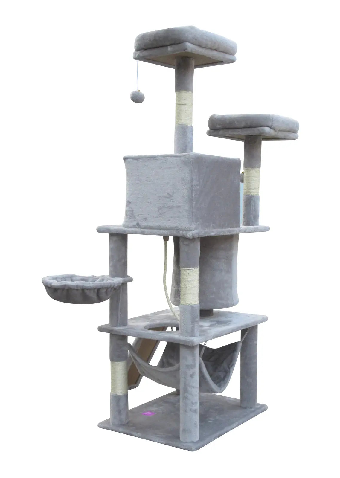 YES4PETS Large Cat Scratching Post Tree Scratcher Pole-Little Grey - Paws & Palettes