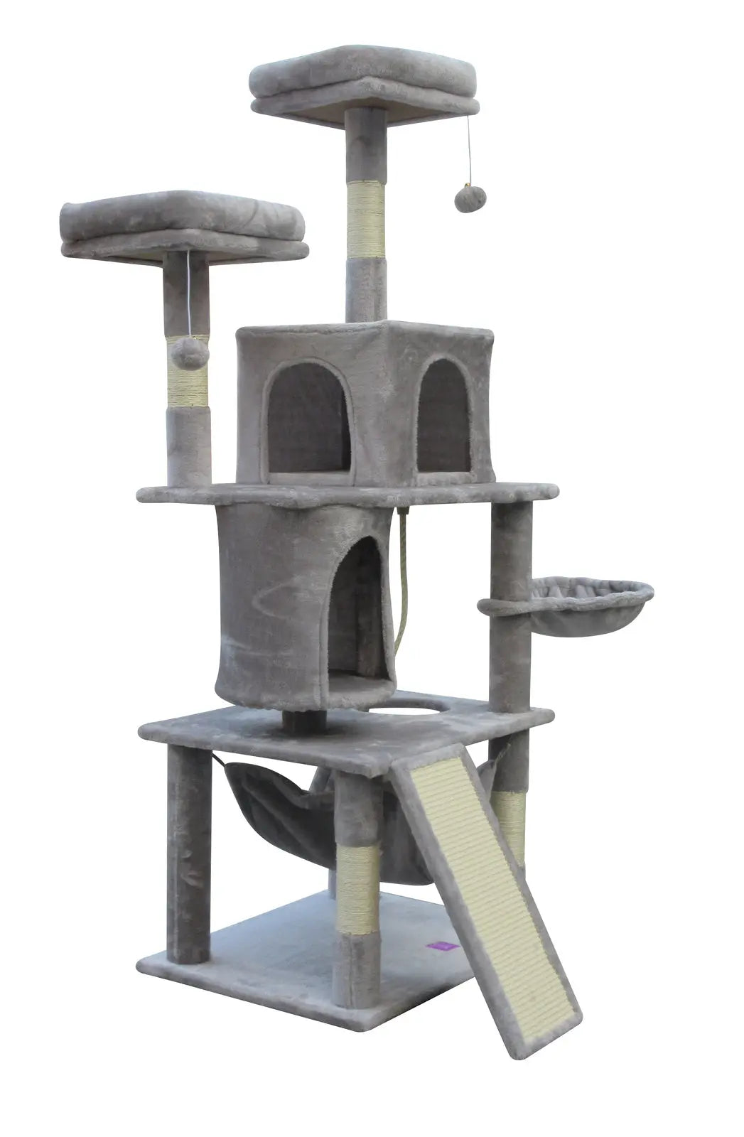 YES4PETS Large Cat Scratching Post Tree Scratcher Pole-Little Grey - Paws & Palettes