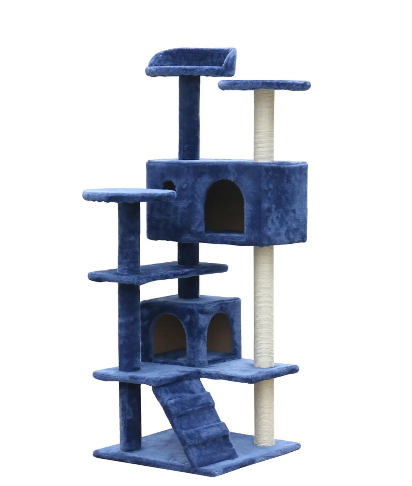 YES4PETS 130 cm Blue Cat Scratching Post Tree Scratcher Pole-Blue - Paws & Palettes