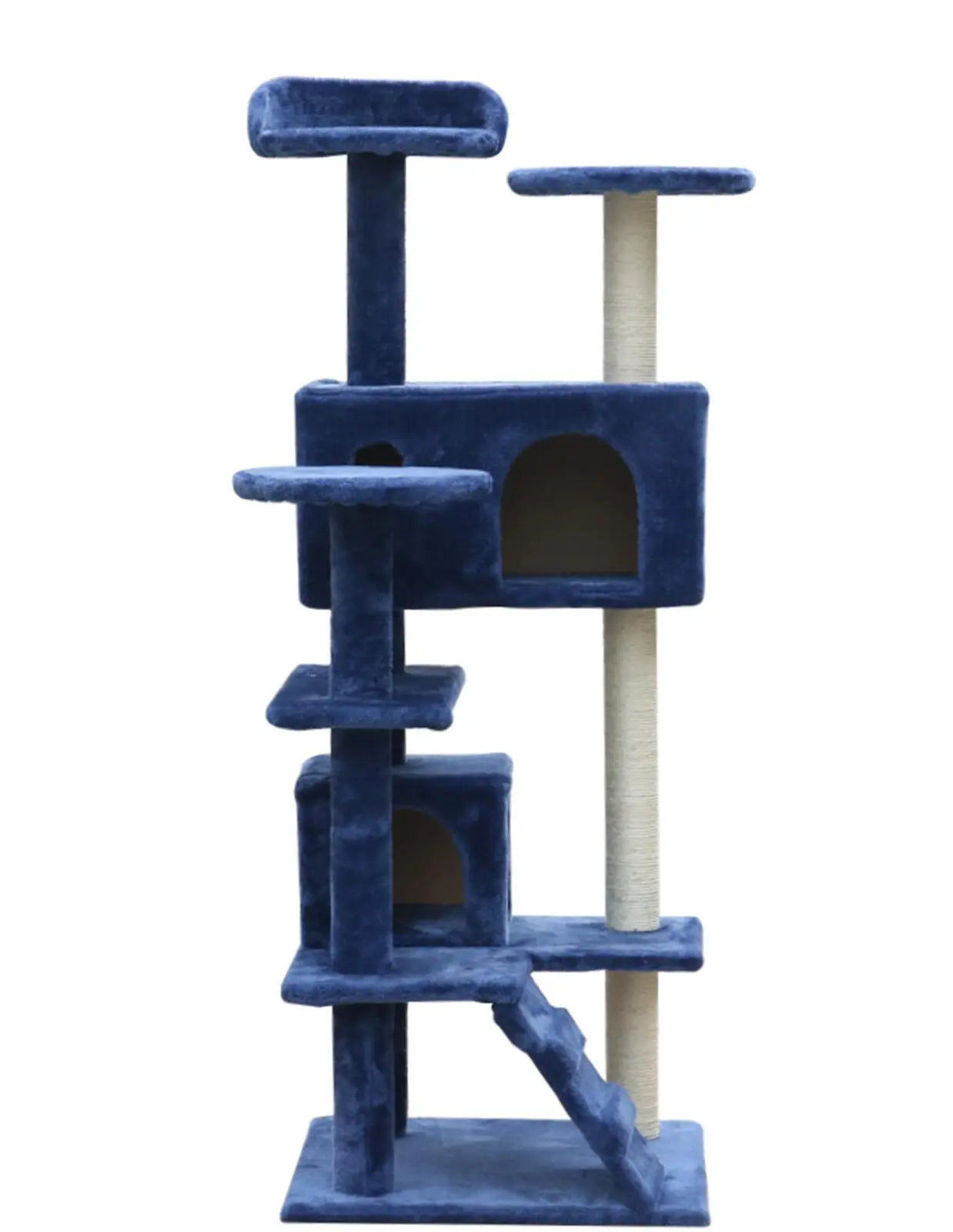 YES4PETS 130 cm Blue Cat Scratching Post Tree Scratcher Pole-Blue - Paws & Palettes