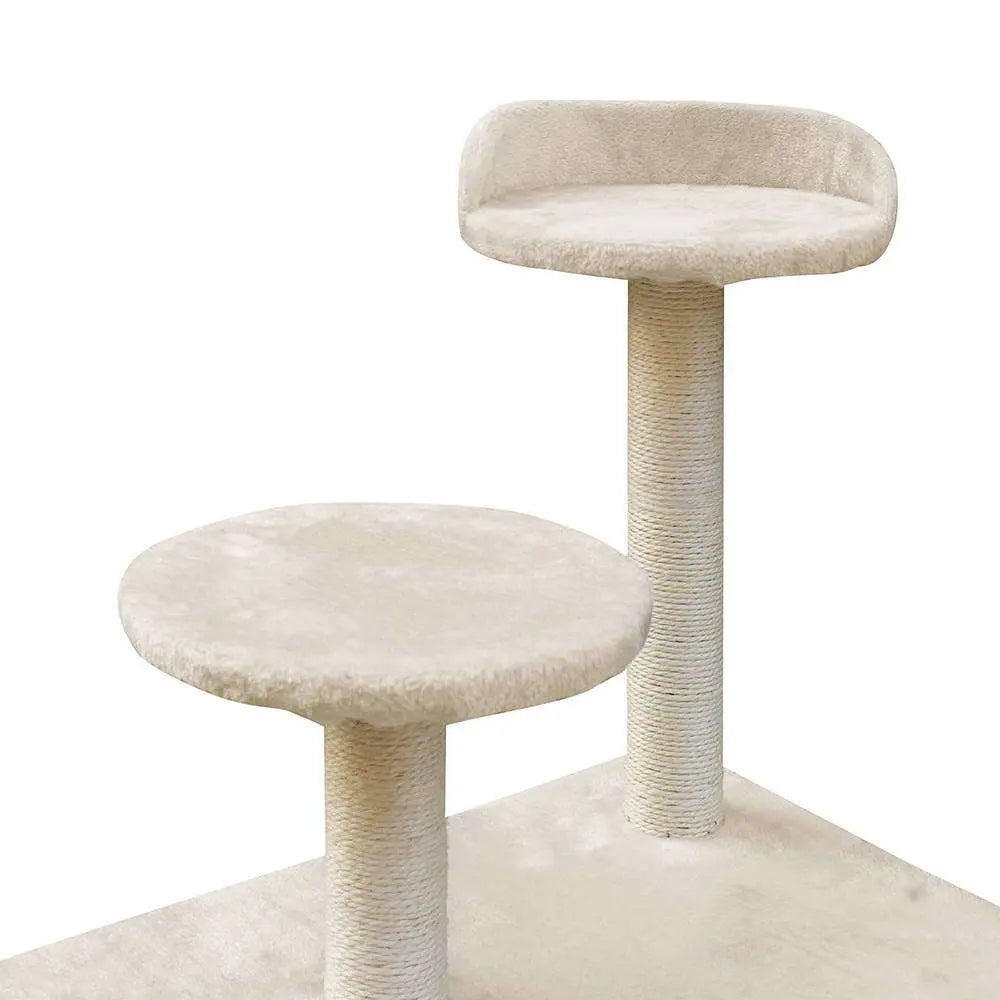 YES4PETS 170cm XL Multi Level Cat Scratching Post Tree Post House Tower-Beige - Paws & Palettes