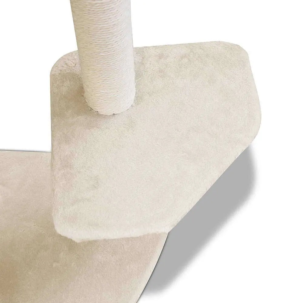 YES4PETS 170cm XL Multi Level Cat Scratching Post Tree Post House Tower-Beige - Paws & Palettes
