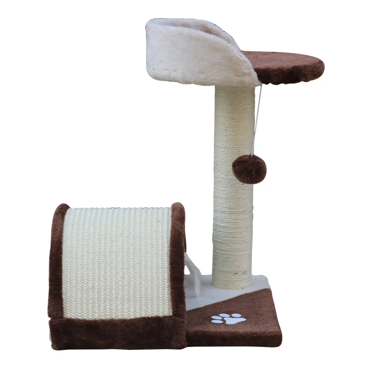 YES4PETS 50 cm Cat Scratching Post Tree Scratching Pole Climbing Post-Brown - Paws & Palettes