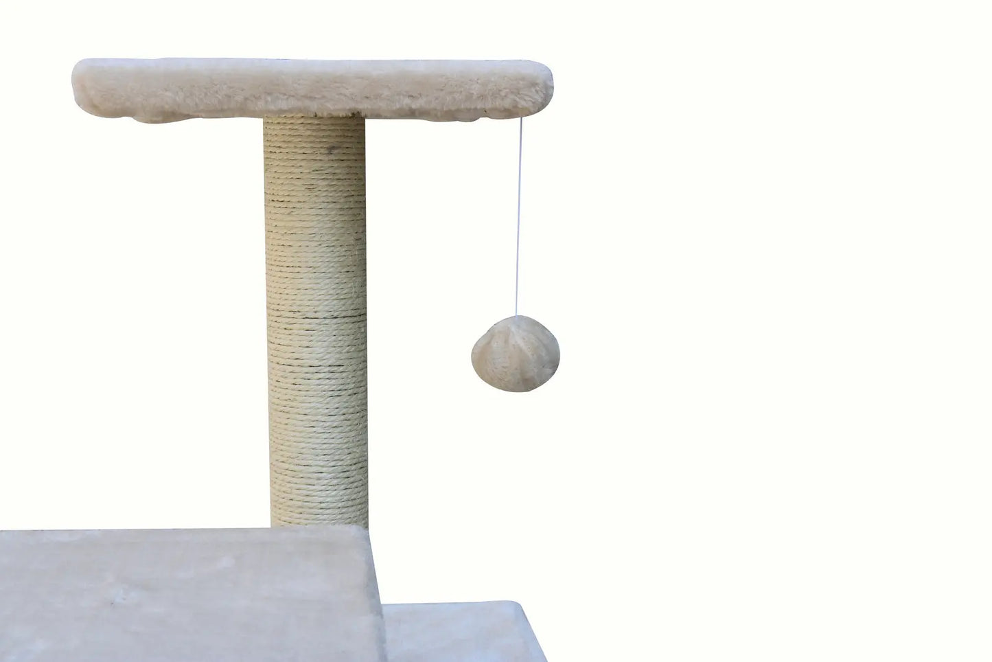 YES4PETS 71cm Beige Cat Scratching Tree Scratcher Post Pole Furniture Gym House - Paws & Palettes