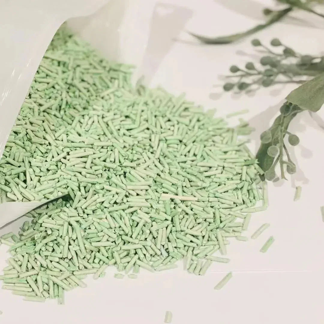 YES4PETS Matcha 16KG Biodegradable Flushable Clumping Cat Tofu Eco Litter Dropshipzone