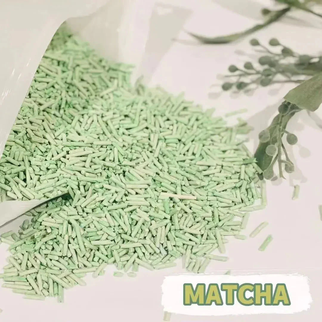 YES4PETS Matcha 16KG Biodegradable Flushable Clumping Cat Tofu Eco Litter Dropshipzone
