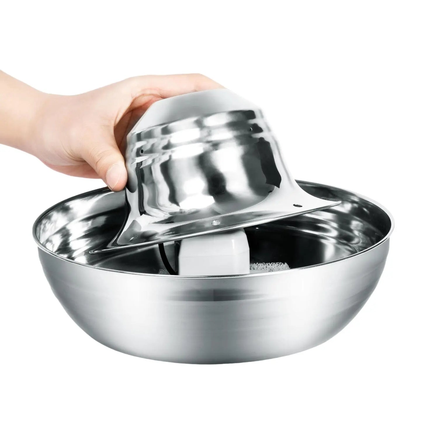 YES4PETS 2L Automatic Electric Pet Water Fountain Dog Cat Stainless Steel Feeder Bowl Dispenser - Paws & Palettes