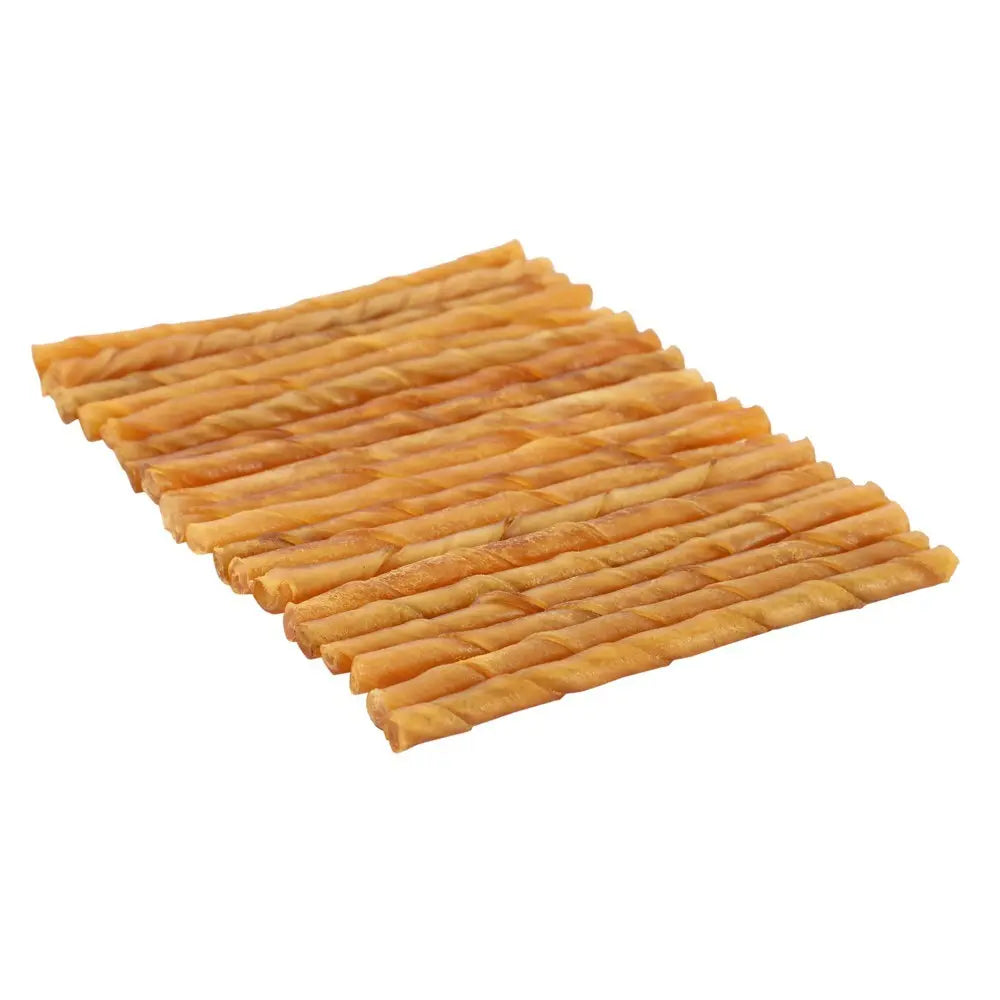 6 x Bags Natural Beef Rawide Bones Stick Chews Long Lasting Dog Treat Adult Puppy Food - Paws & Palettes