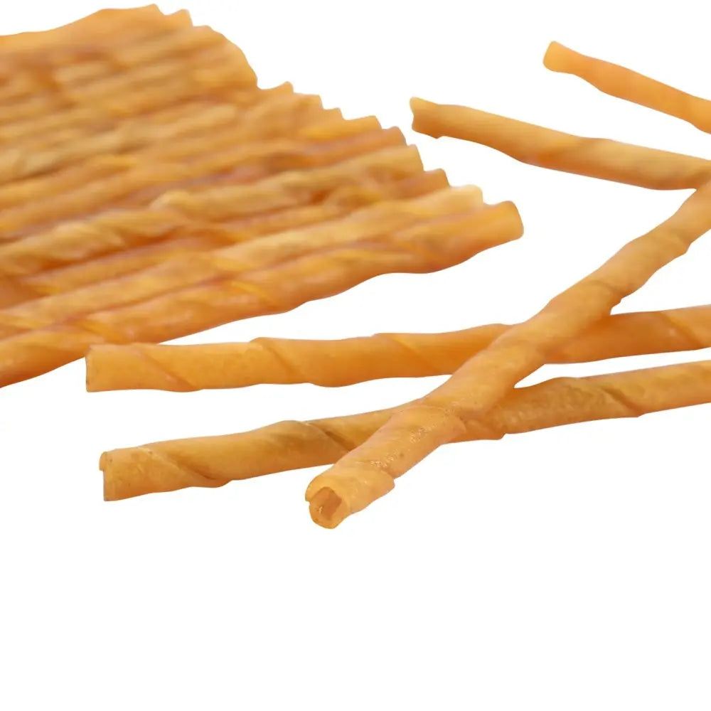 6 x Bags Natural Beef Rawide Bones Stick Chews Long Lasting Dog Treat Adult Puppy Food - Paws & Palettes