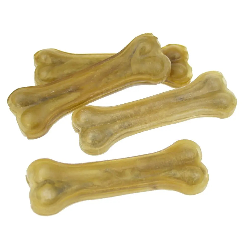 6 x Bags Natural Beef Rawide Bones Stick Chews Long Lasting Dog Treat Adult Puppy Food - Paws & Palettes