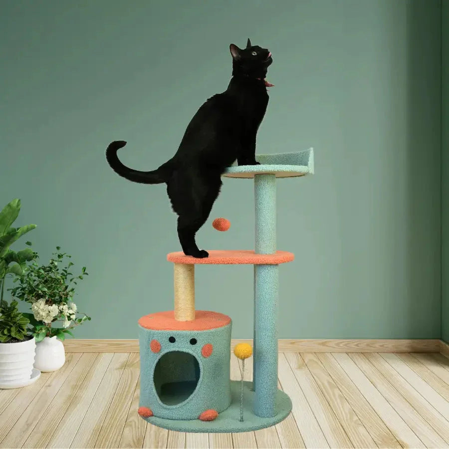 Petwiz 85cm Vivid Cat Tree Scratching Post Pole Dropshipzone