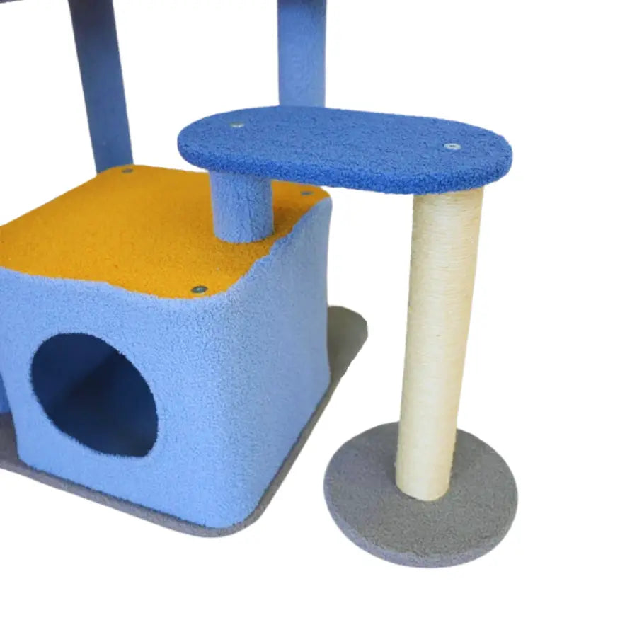 Petwiz KityKat Playland Cat Tree Scratching Post Pole - Paws & Palettes