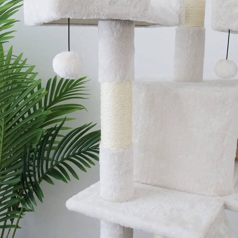 CATIO Tranquility Palace Scratching Post 50x50x171cm - Paws & Palettes
