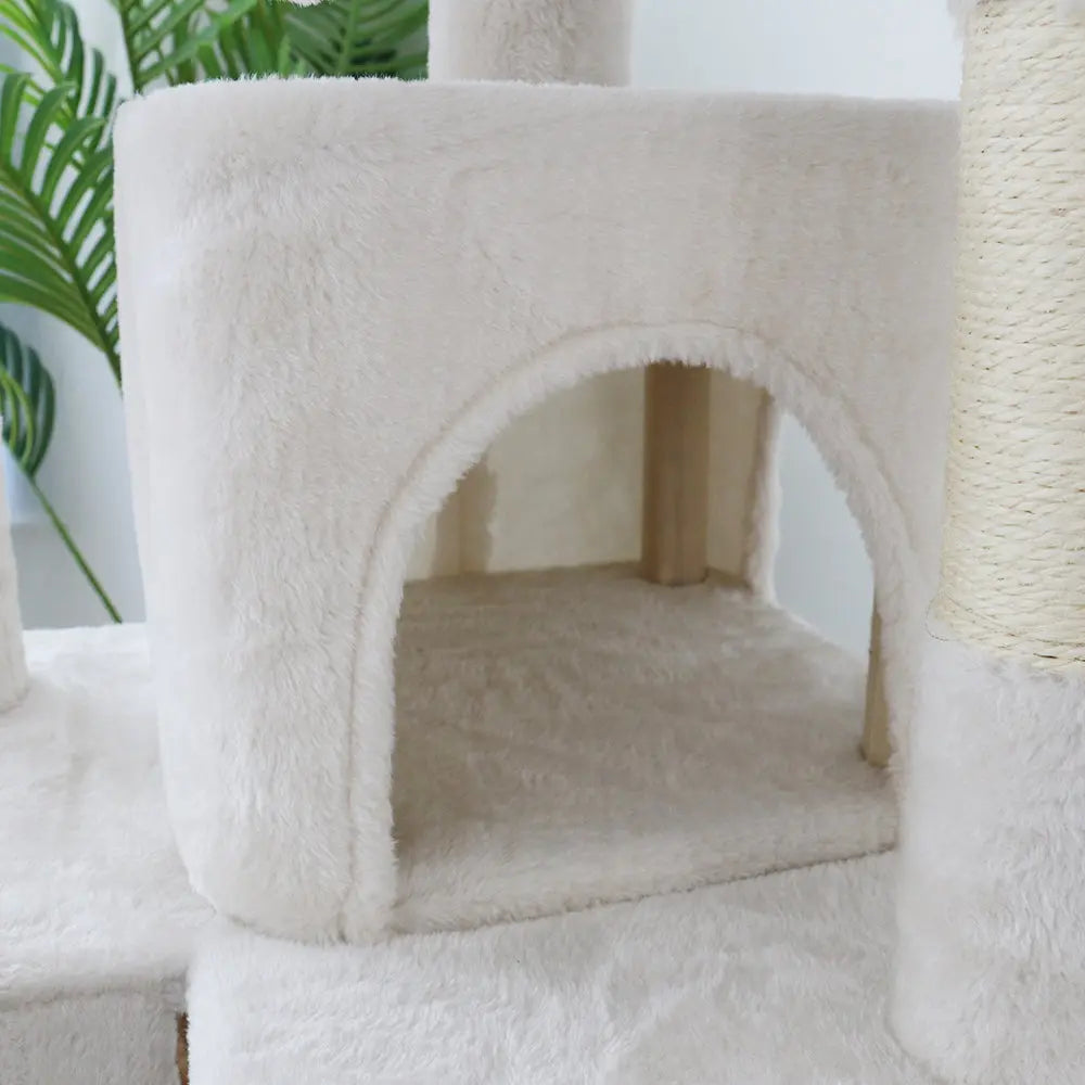 CATIO Tranquility Palace Scratching Post 50x50x171cm - Paws & Palettes