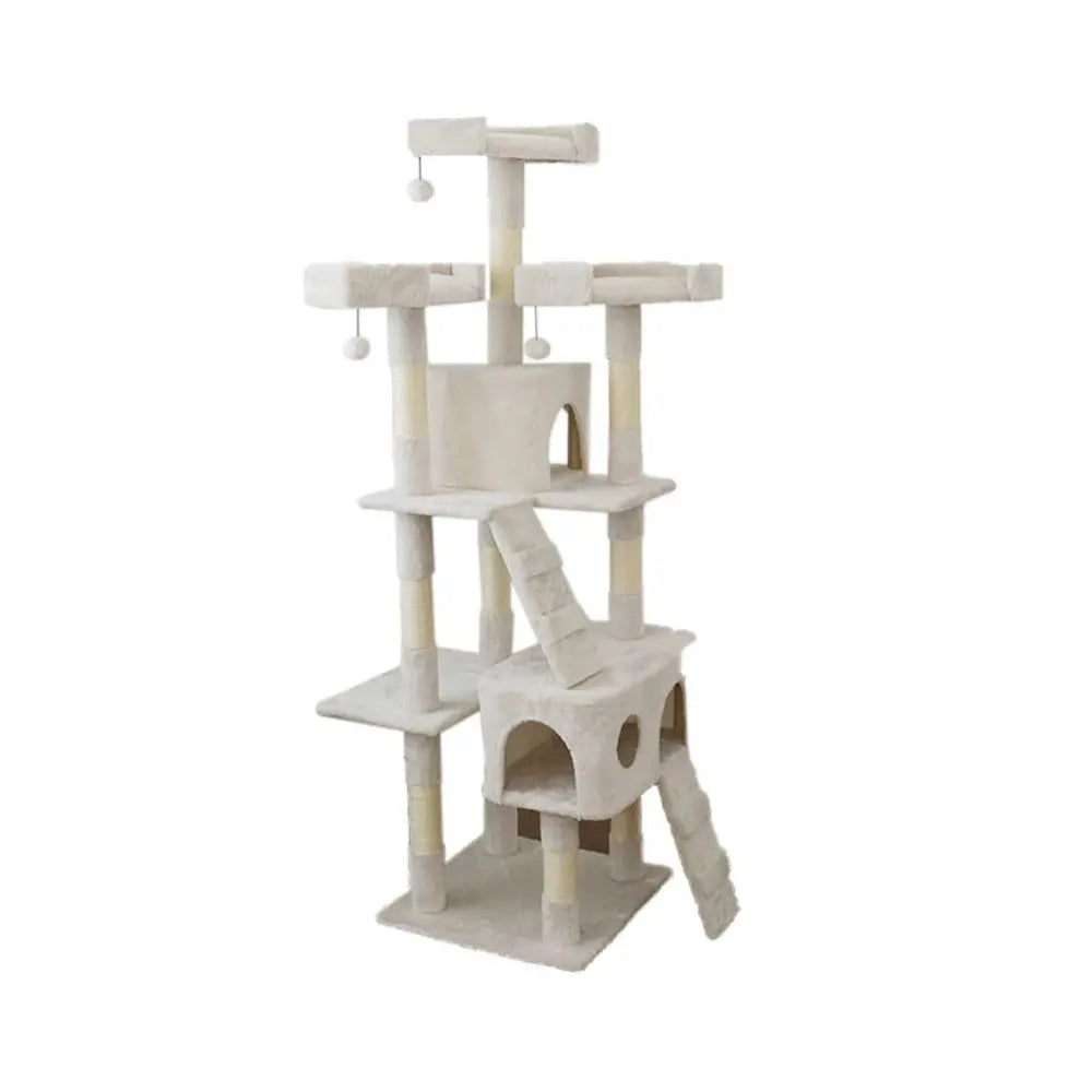 CATIO Tranquility Palace Scratching Post 50x50x171cm - Paws & Palettes