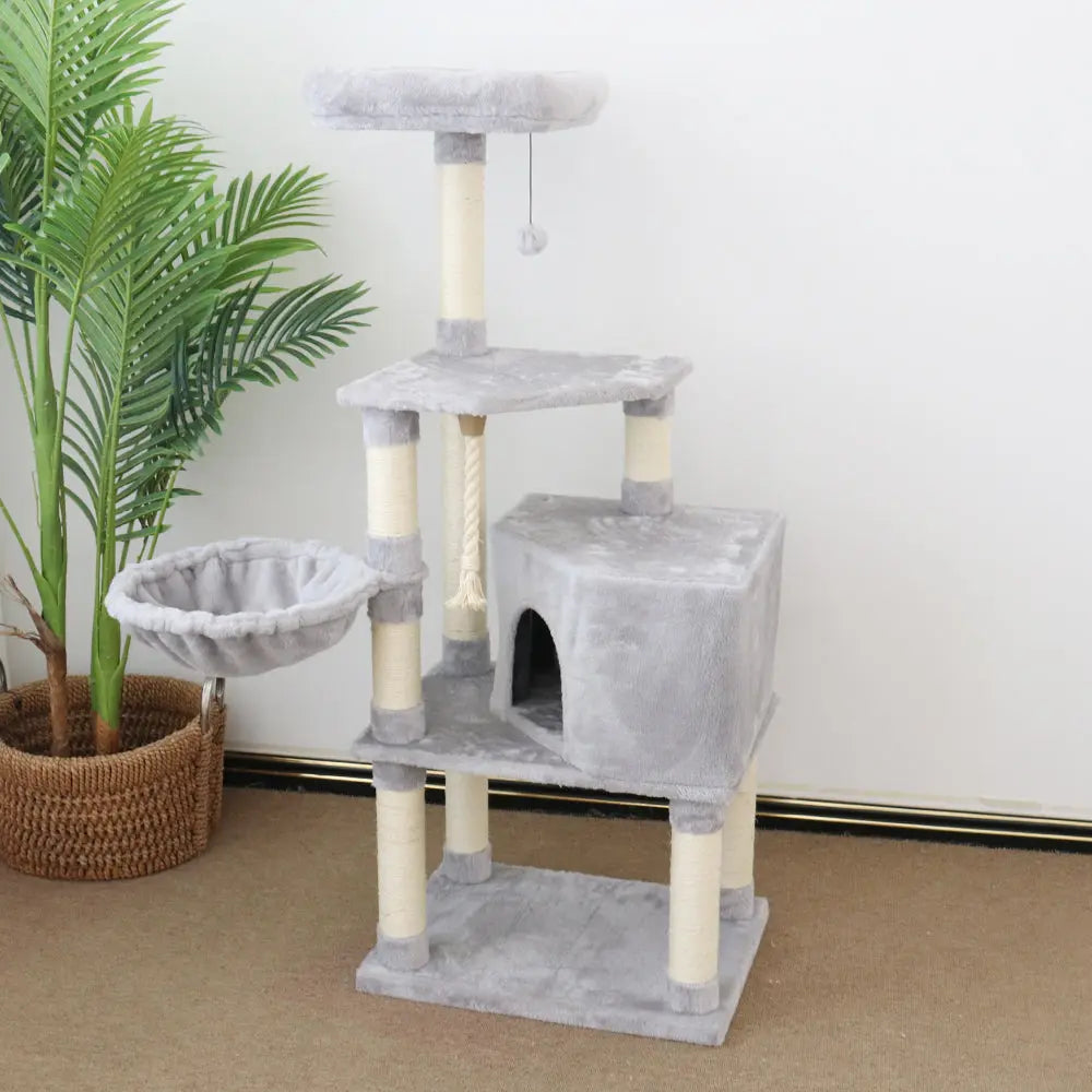 CATIO Cat Scratching Tree Supreme Condo 136cm - Paws & Palettes