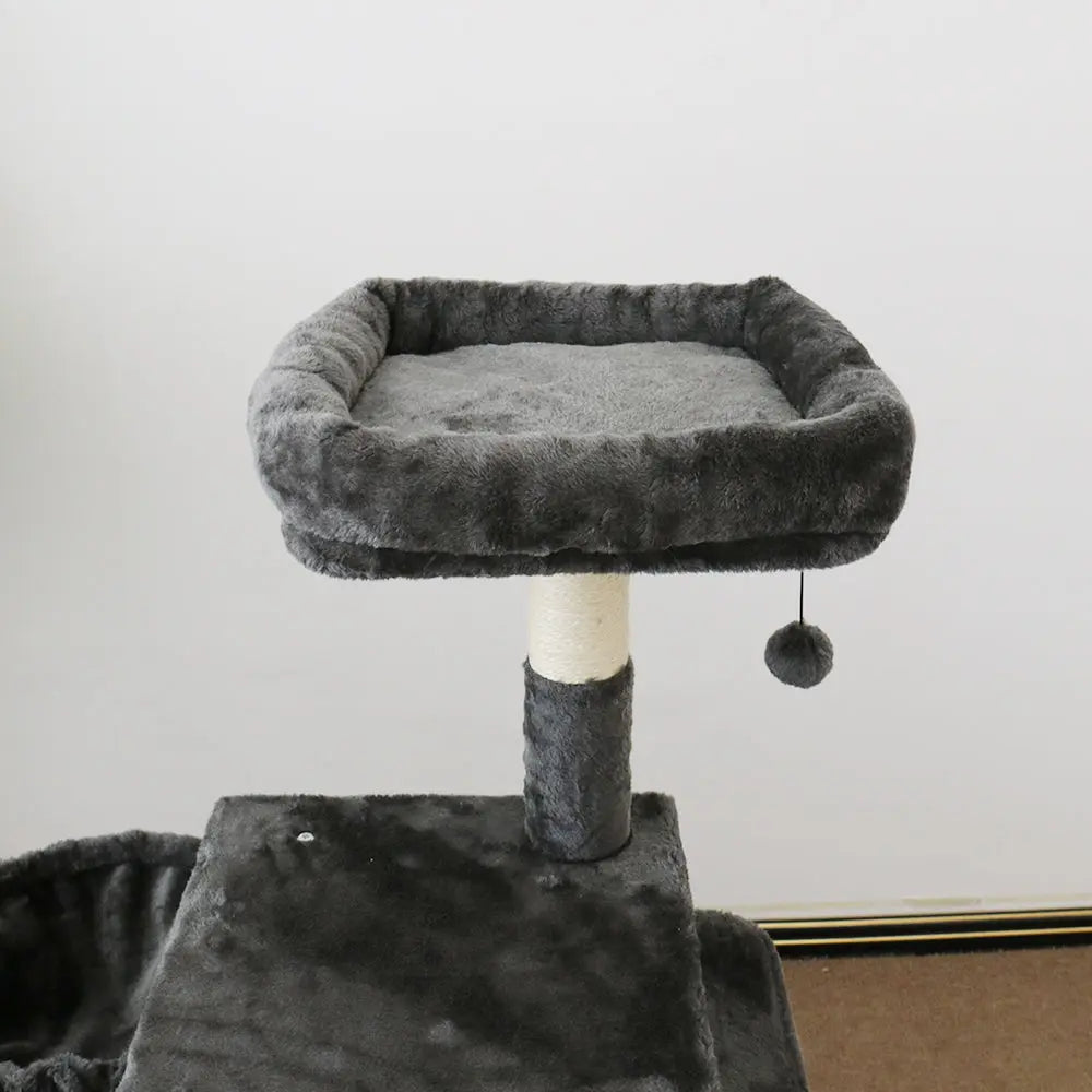 CATIO Chipboard Flannel Cat Scratching Tree - Abode 112cm - Paws & Palettes