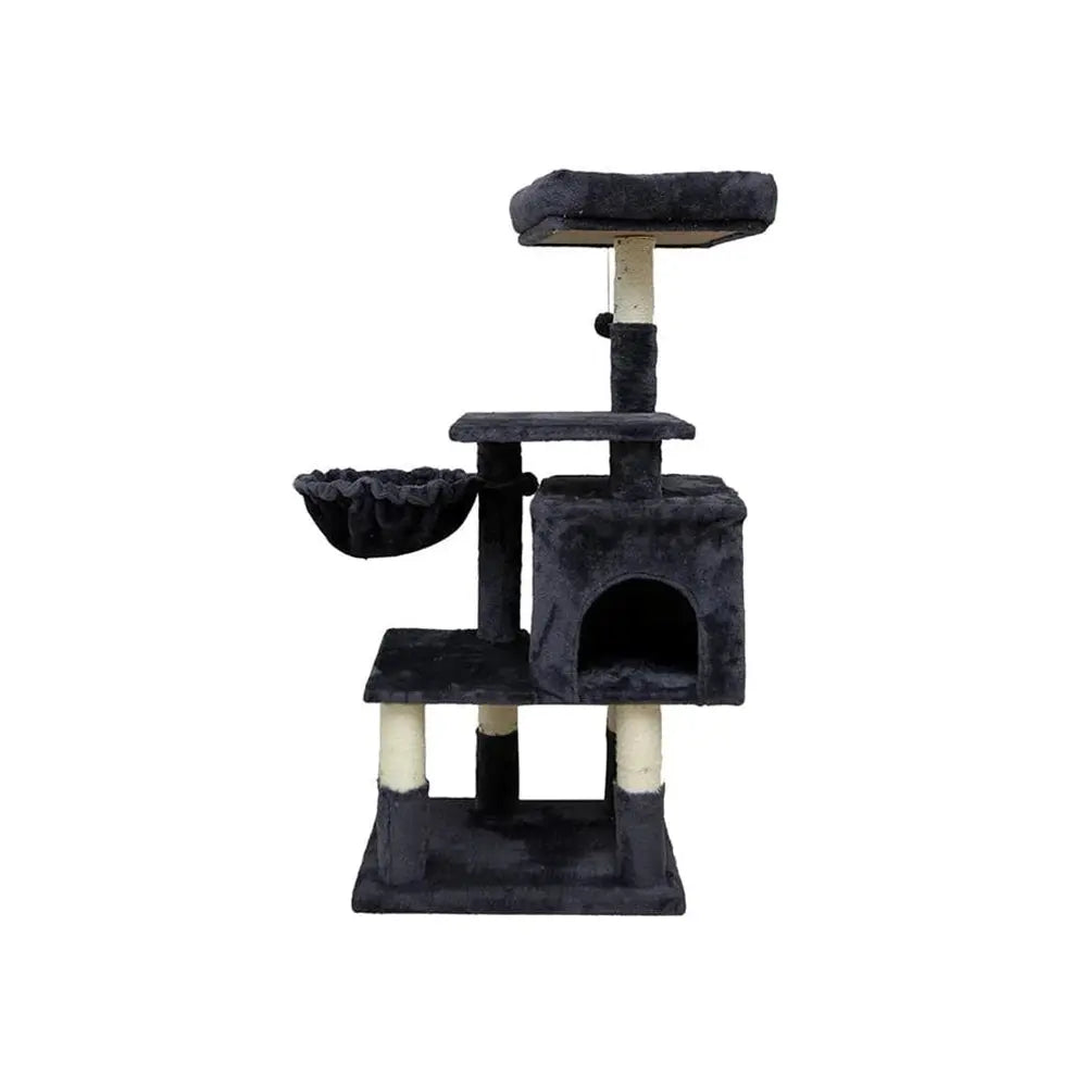 CATIO Chipboard Flannel Cat Scratching Tree - Abode 112cm - Paws & Palettes