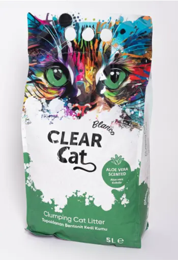 ClearCat Blanco Cat Litter - Aloevera 10L - Paws & Palettes