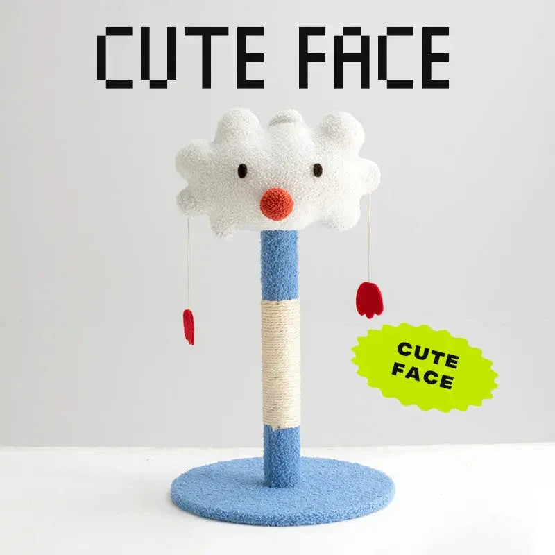 Cute emoticon cat scratching post toy cat tree Dropshipzone