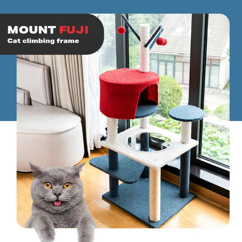 Pet Cat Tree Scratching Post House Furniture Toys - Paws & Palettes