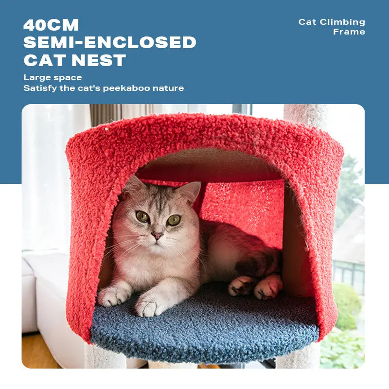 Pet Cat Tree Scratching Post House Furniture Toys - Paws & Palettes