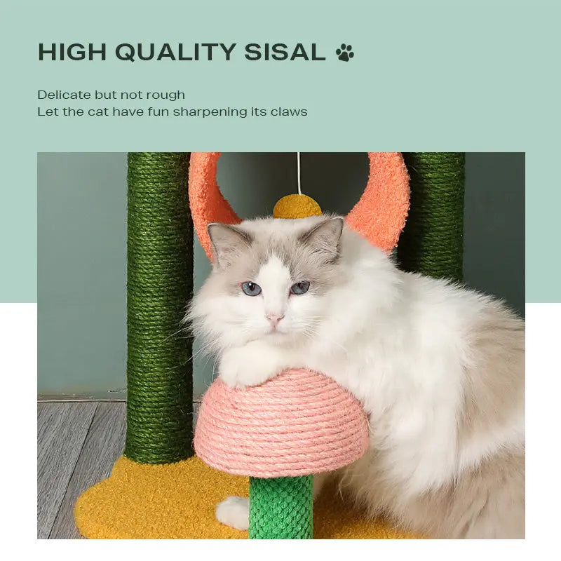Sun flower cat climbing frame cat scratching post toy - Paws & Palettes