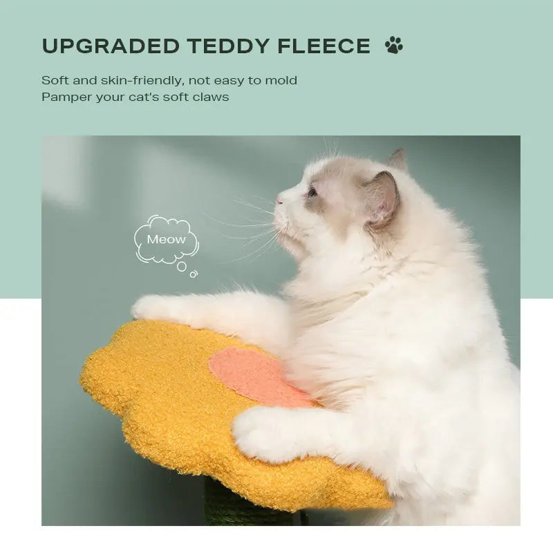 Sun flower cat climbing frame cat scratching post toy - Paws & Palettes