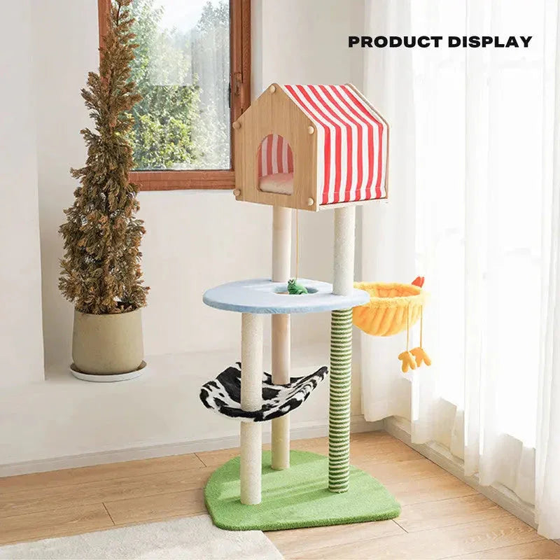 Farm cat climbing frame cat litter cat scratching post cat tree Dropshipzone