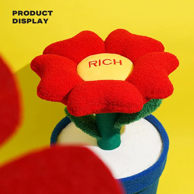 Rich Flower Cat Tree with Scratcher Pole Cat Tower with Hidaway Cat Bed Furbulous Cat Tree - Paws & Palettes