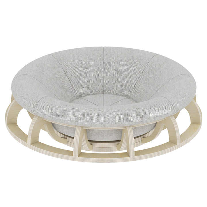 Timber Gyro Cat Nest Bed - Paws & Palettes