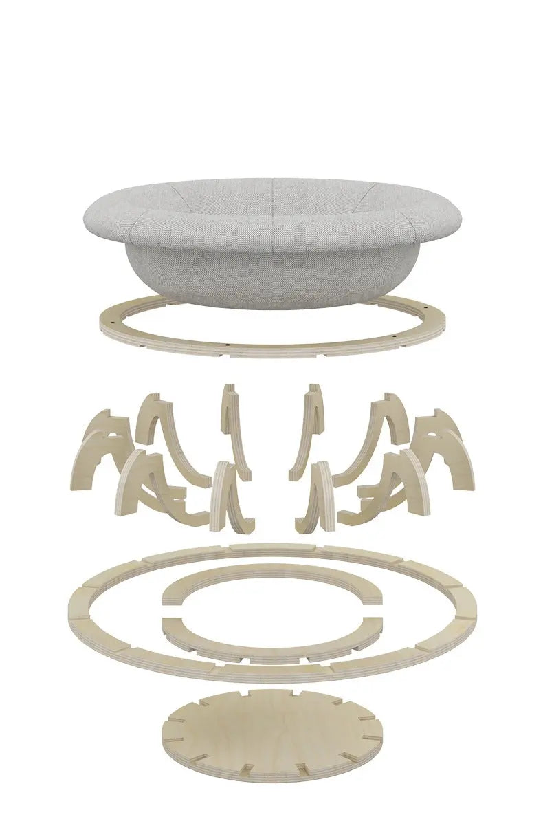 Timber Gyro Cat Nest Bed - Paws & Palettes