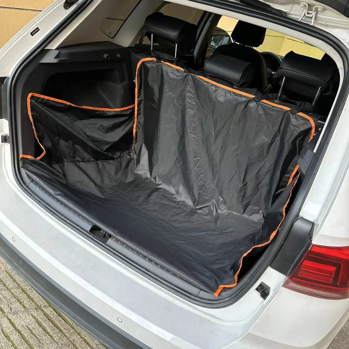 Waterproof Dog Car Seat Cover for SUVs - Rear Cargo Liner for Large Pets, Anti-Scratch and Anti-Dirty Design - Paws & Palettes