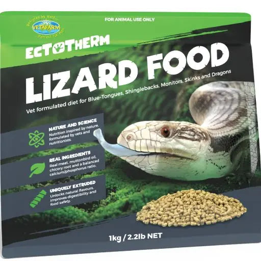 Vetafarm – Ectotherm Lizard Food - Paws & Palettes