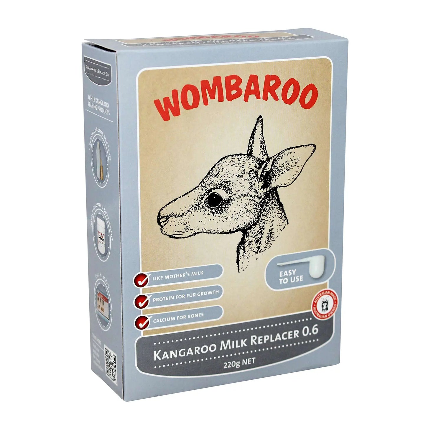 Wombaroo – Kangaroo Milk (0.6) - Paws & Palettes