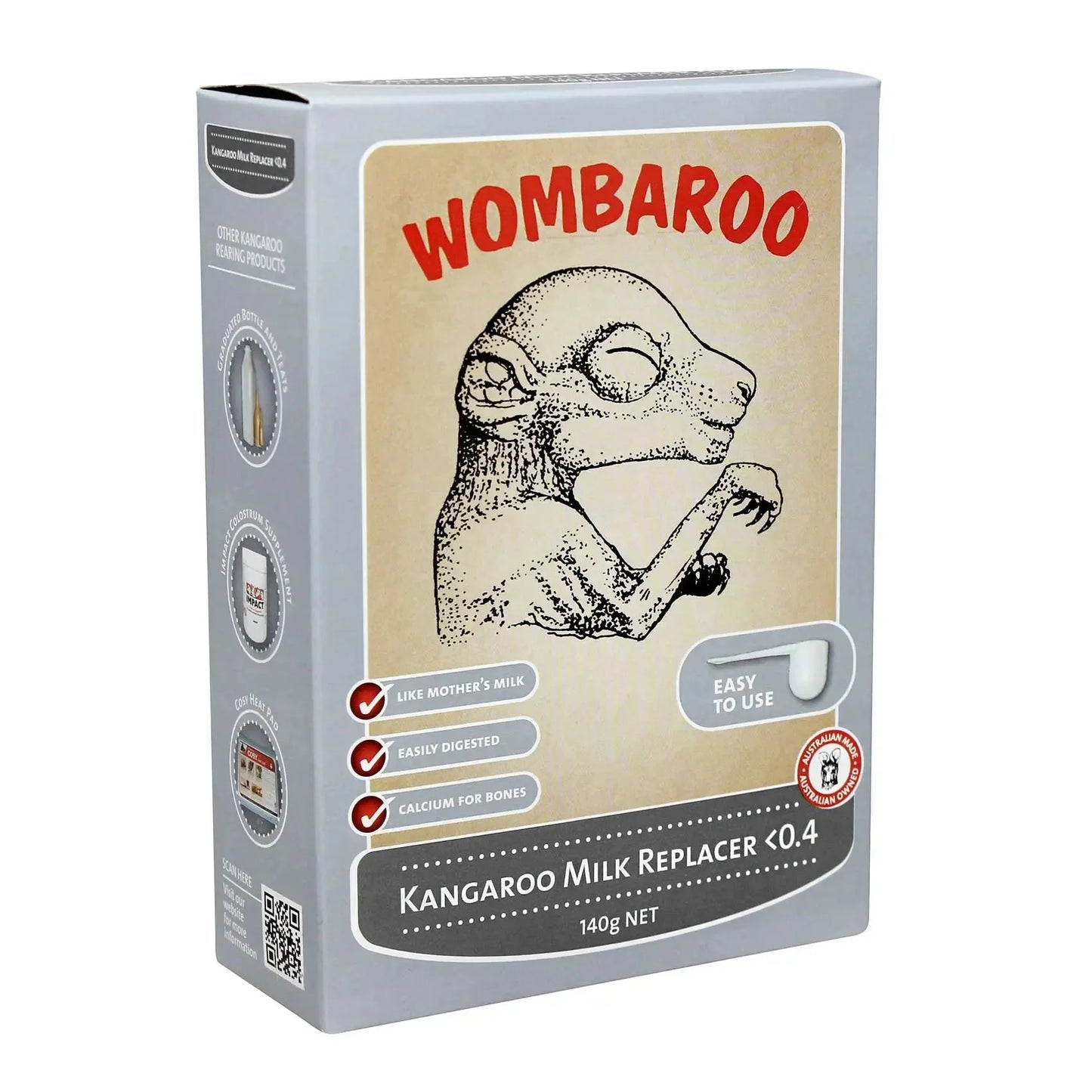 Wombaroo – Kangaroo Milk (< 0.4) Agline