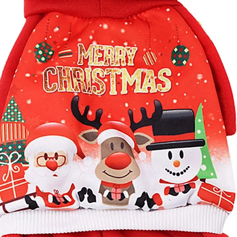 Santa Costume For Pet Dog - Paws & Palettes