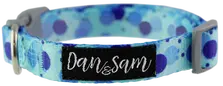Dan & Sam – Dog – Adjustable Polyester Webbing Collar – Dazzling Dots - Paws & Palettes