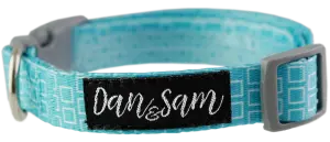 Dan & Sam – Dog – Adjustable Polyester Webbing Collar – Grooving - Paws & Palettes