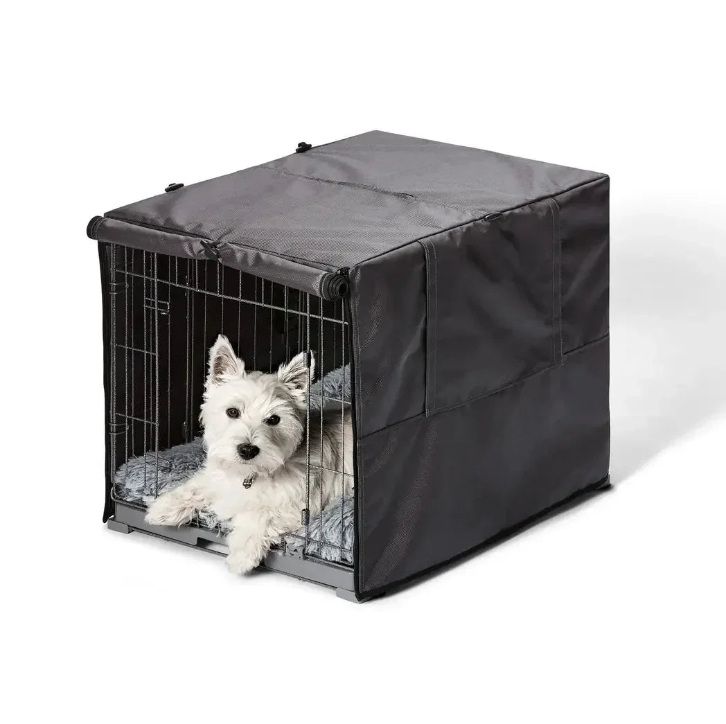 Snooza – Dog – 2 in 1 – Convertible Crate Cover – Grey Agline