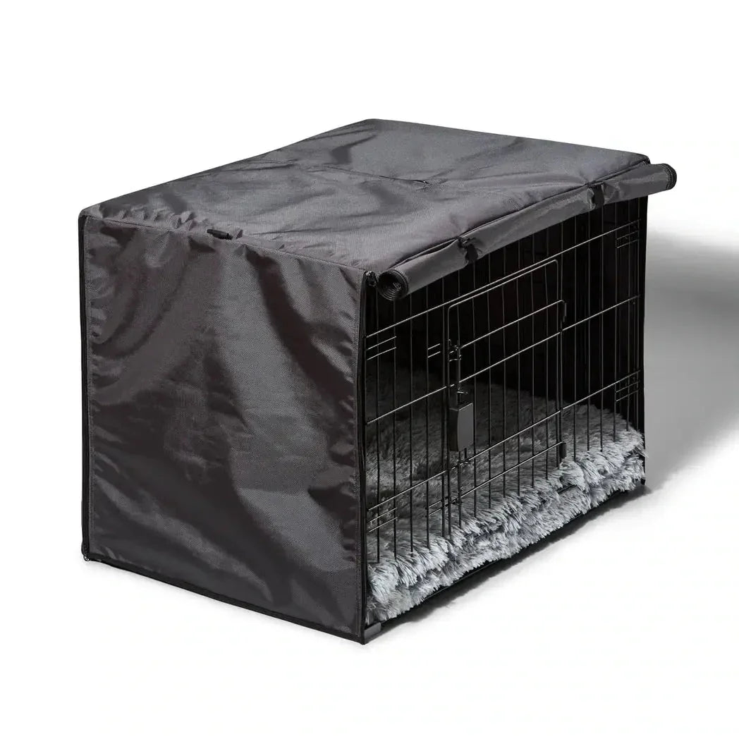 Snooza – Dog – 2 in 1 – Convertible Crate Cover – Grey Agline