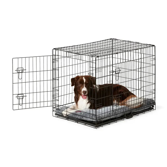 Snooza – Dog – 2 in 1 – Convertible Graphite Training Crate Agline