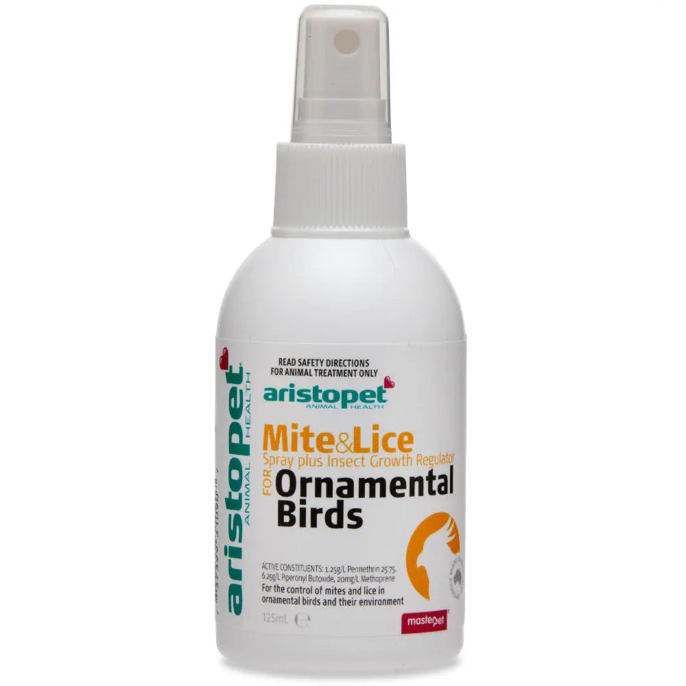 Aristopet – Ornamental Bird Mite & Lice Spray - Paws & Palettes