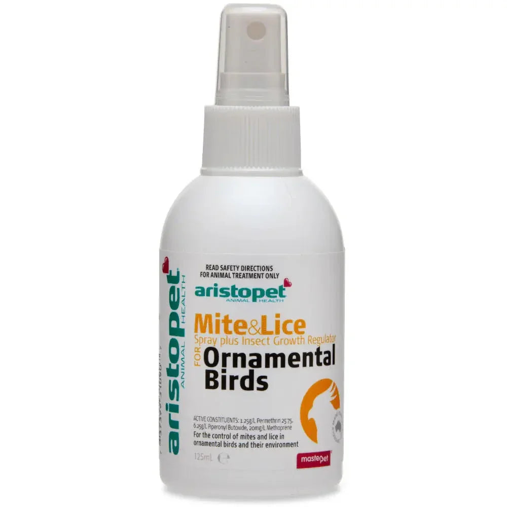 Aristopet – Ornamental Bird Mite & Lice Spray Agline