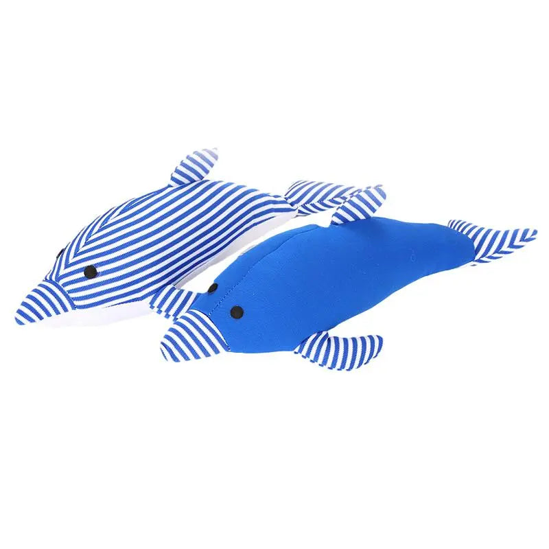 Fuzzy Friends – Dolphin – Asst Blue – 35cm - Paws & Palettes