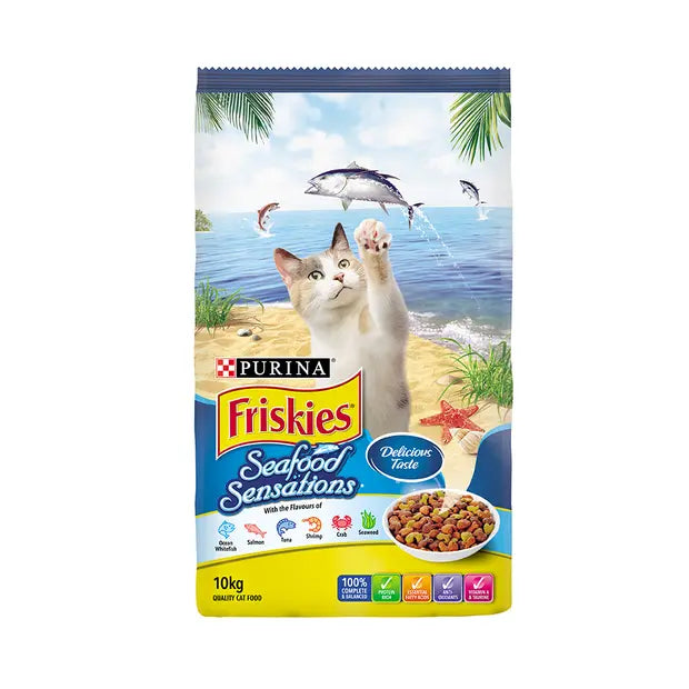 Purina – Friskies – Adult Cat – Seafood Sensation - Paws & Palettes